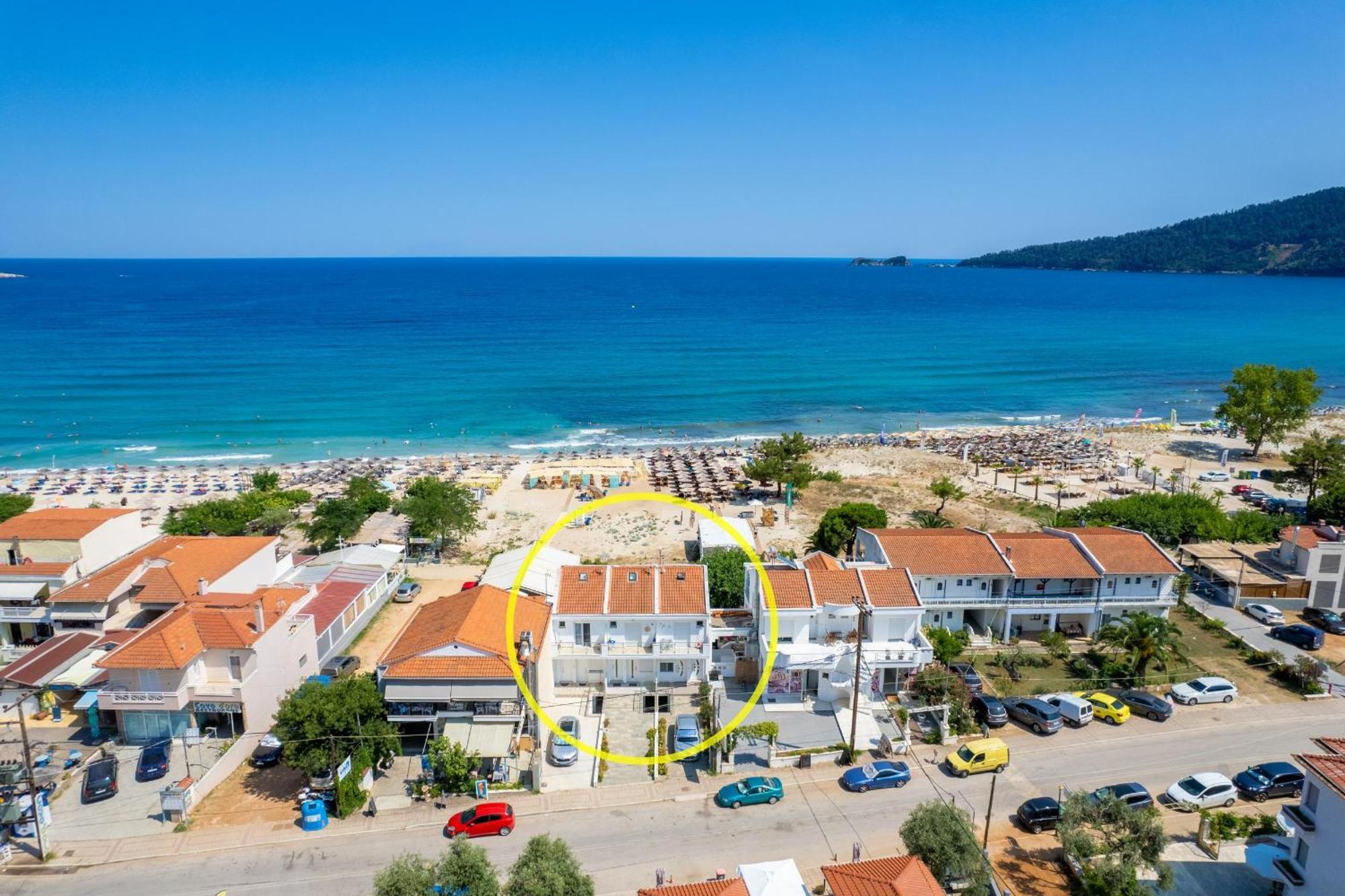 Artemis Beach Apartments Chrysi Ammoudia Exterior photo