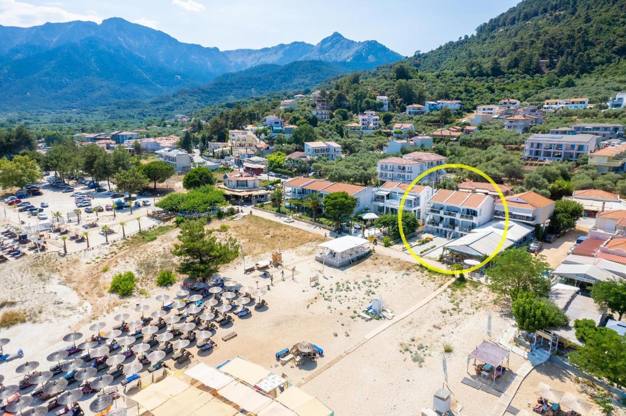 Artemis Beach Apartments Chrysi Ammoudia Exterior photo