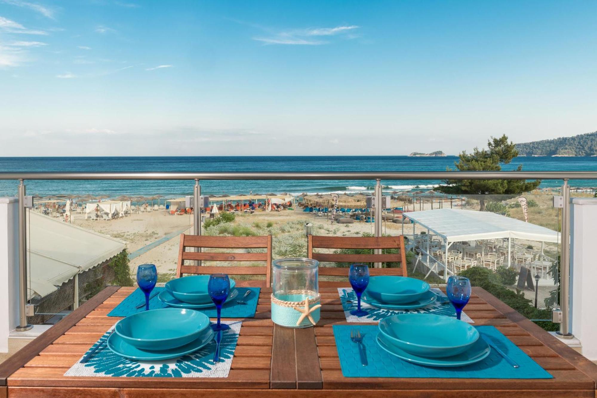 Artemis Beach Apartments Chrysi Ammoudia Exterior photo